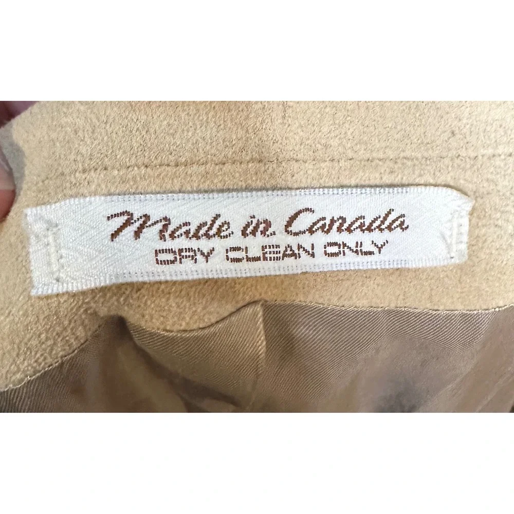Lord‎ & Taylor Fifth Avenue Collection Mens Tan Microfiber Blazer Sport Coat 48